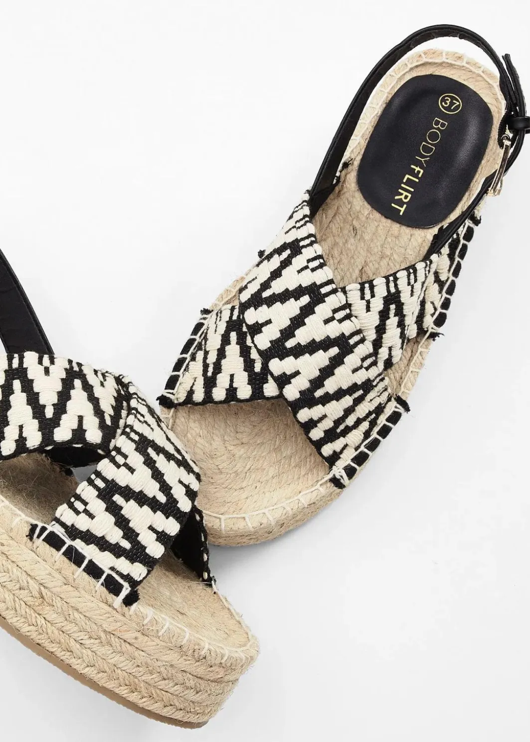 Damen bonprix Strandmode|Sommerschuhe|Plateau-Sandalen