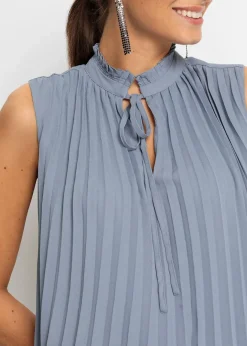 Damen bonprix Bekleidung·Jacken & Mäntel|Blusen & Tuniken|Plissee-Blusentop