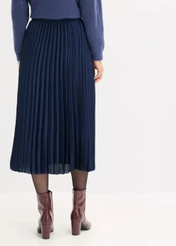Hot Plissée-Rock aus feinem Satin Damen Röcke|Nachhaltigere Materialien