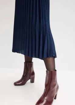 Hot Plissée-Rock aus feinem Satin Damen Röcke|Nachhaltigere Materialien