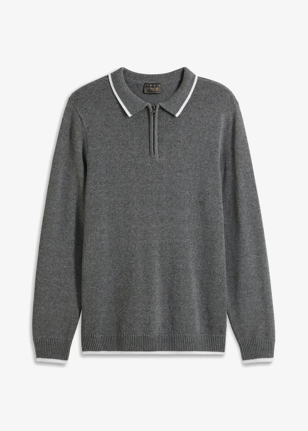 Hot Polo Pullover mit recycelter Baumwolle Herren Große Größen|Pullover & Strickjacken