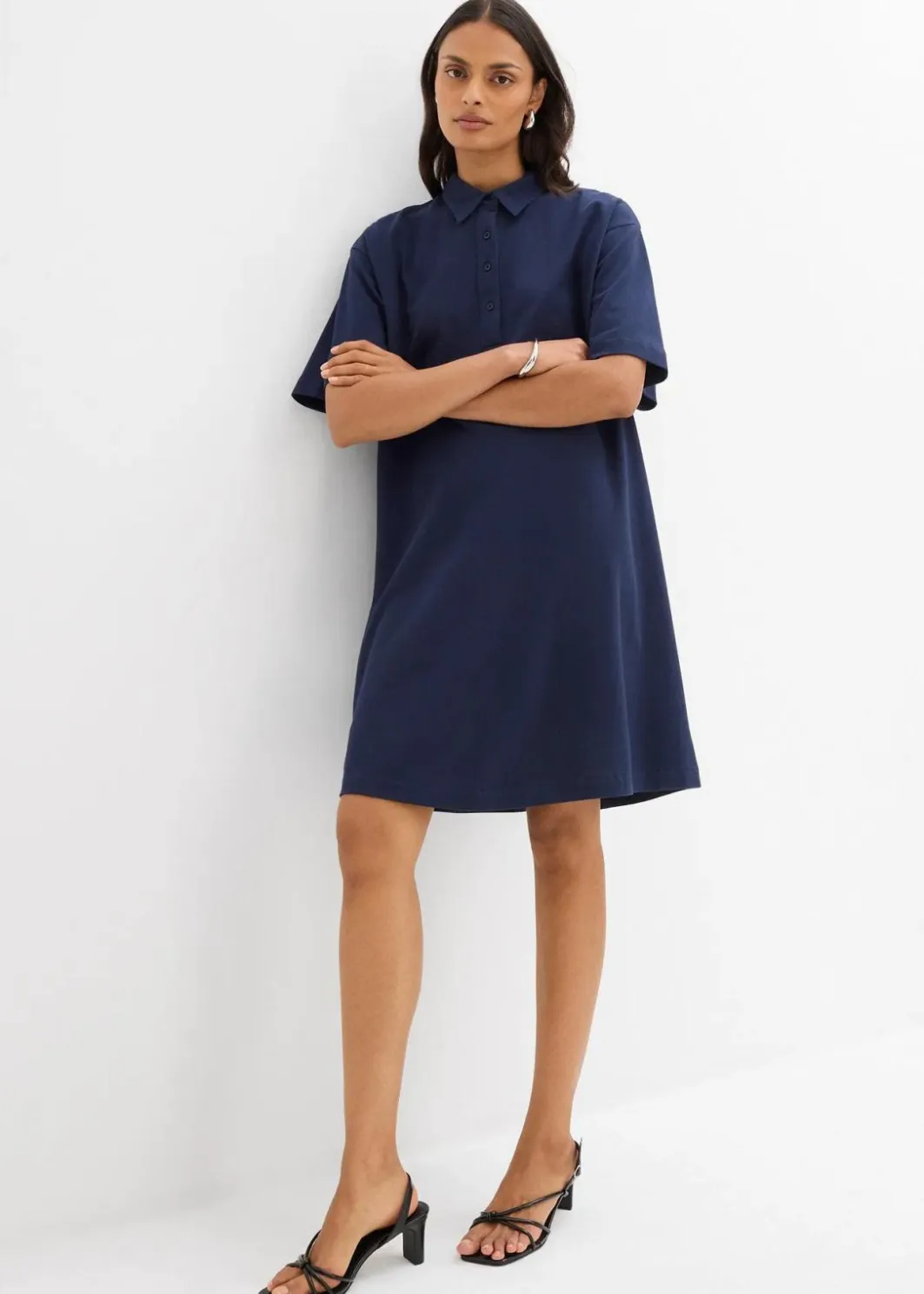 Best Polokleid aus reiner Baumwolle Damen Bekleidung·Pullover & Strickjacken|Kleider