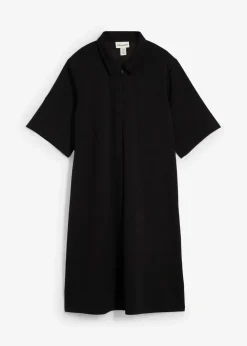 Damen bonprix Kleider|Bekleidung·Pullover & Strickjacken|Polokleid aus softem Scuba