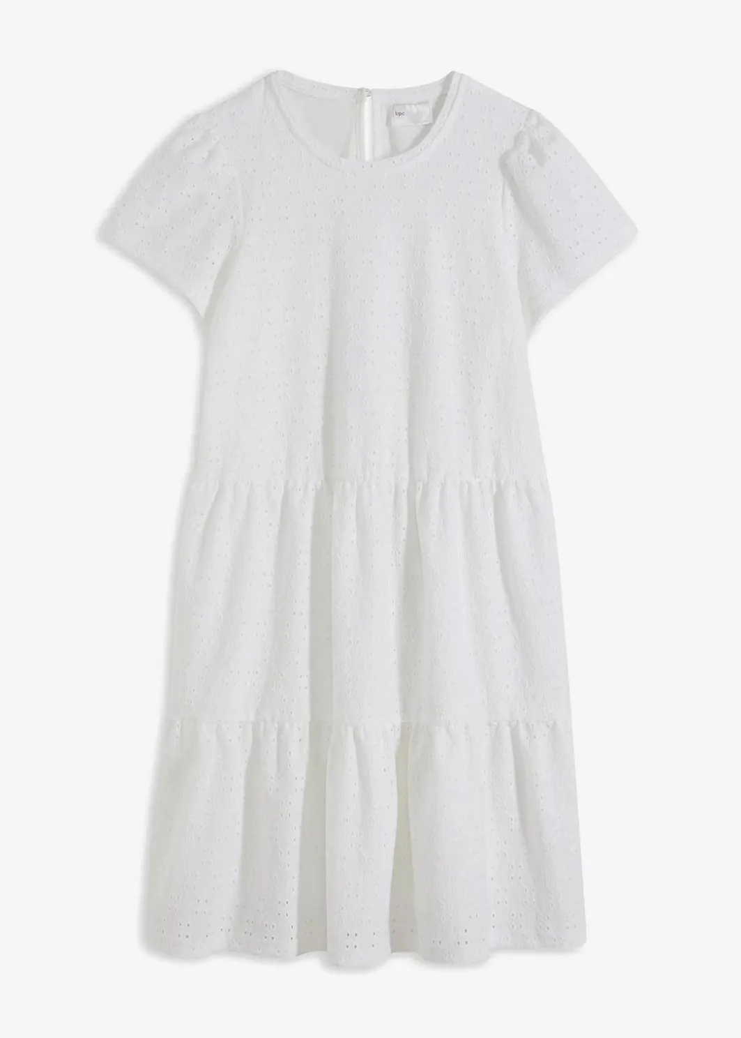 Damen bonprix Bekleidung·Pullover & Strickjacken|Kleider|Polokleid mit Lochstickerei