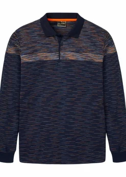 Herren bonprix Große Größen|Shirts & Polos|Polo-Langarmshirt