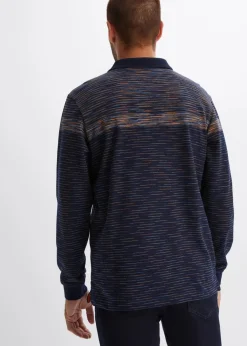 Herren bonprix Große Größen|Shirts & Polos|Polo-Langarmshirt