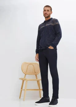 Herren bonprix Große Größen|Shirts & Polos|Polo-Langarmshirt