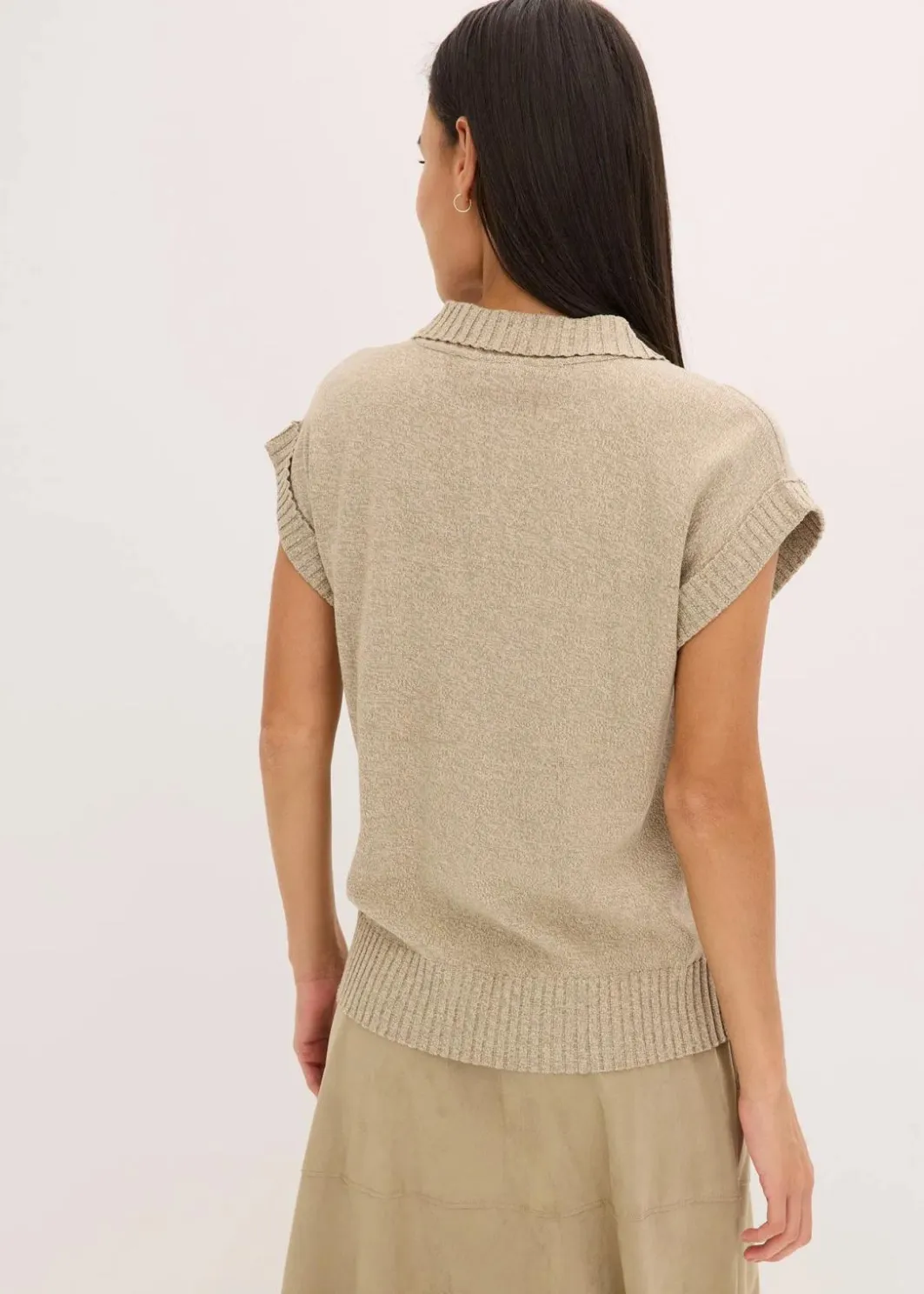 Best Polo-Pullover mit Baumwolle Damen Pullover & Strickjacken|Strickmode