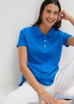 Damen bonprix Nachhaltigere Materialien|Shirts & Tops|Poloshirt