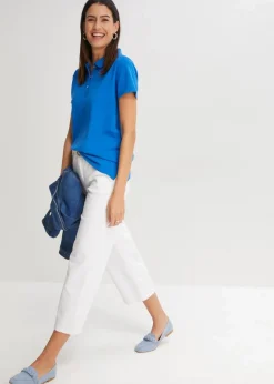 Damen bonprix Nachhaltigere Materialien|Shirts & Tops|Poloshirt