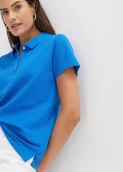 Damen bonprix Nachhaltigere Materialien|Shirts & Tops|Poloshirt