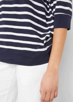 Sale Poloshirt aus Baumwolle-Viskose Mix Damen Shirts & Tops