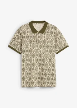 Herren bonprix Große Größen|Shirts & Polos|Poloshirt aus Bio-Baumwolle, Kurzarm