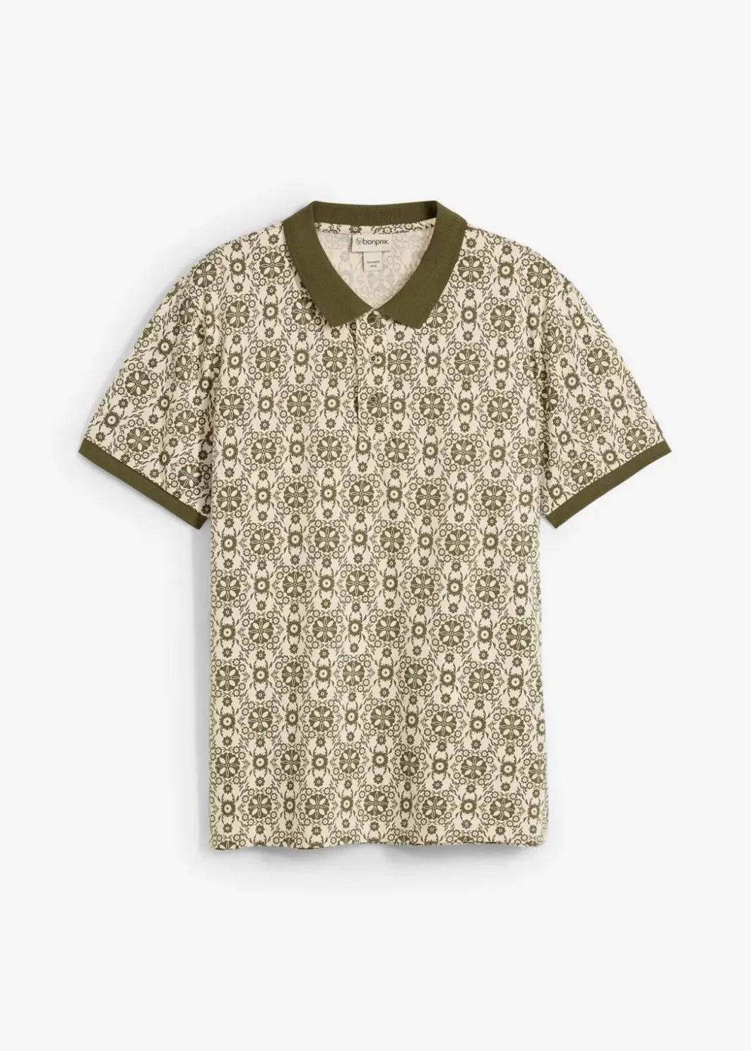Herren bonprix Große Größen|Shirts & Polos|Poloshirt aus Bio-Baumwolle, Kurzarm