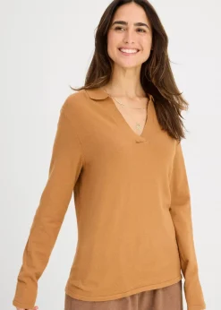 Best Poloshirt aus feiner Viskose Damen Bekleidung·Röcke|Basics