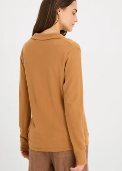 Best Poloshirt aus feiner Viskose Damen Bekleidung·Röcke|Basics