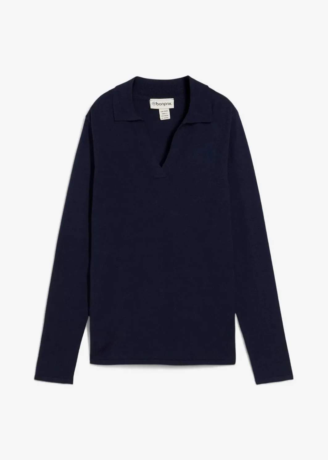 Damen bonprix Nachhaltigere Materialien|Shirts & Tops|Poloshirt aus feiner Viskose