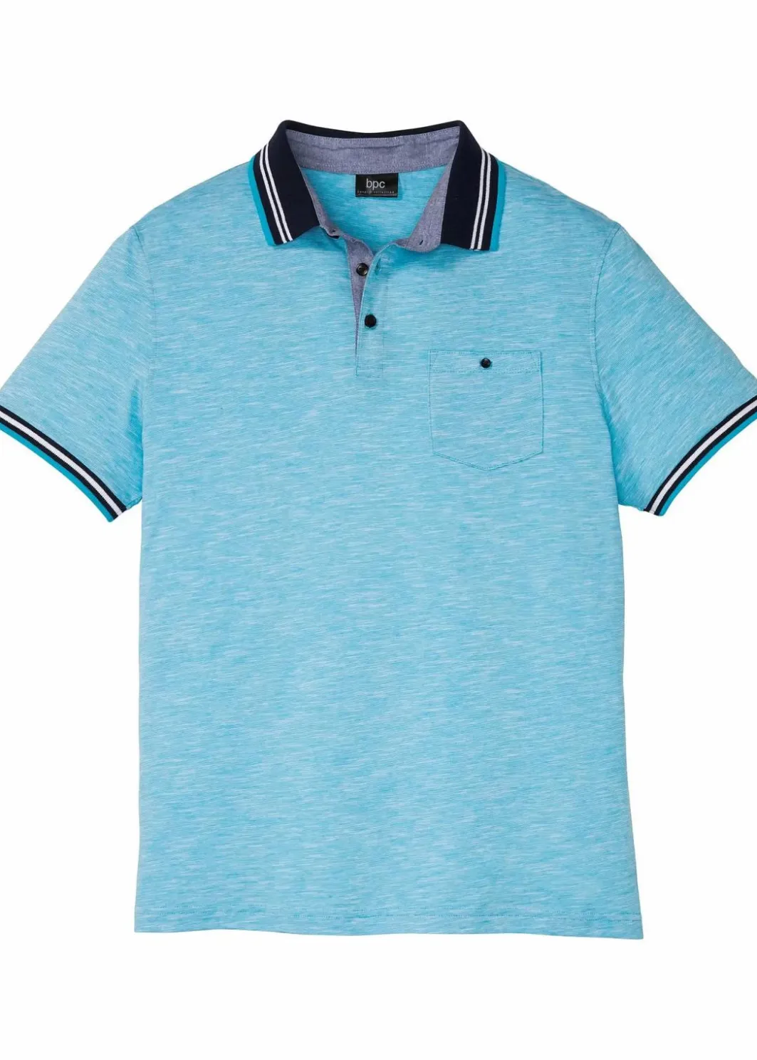 Herren bonprix Shirts & Polos|Große Größen|Poloshirt aus reiner Baumwolle