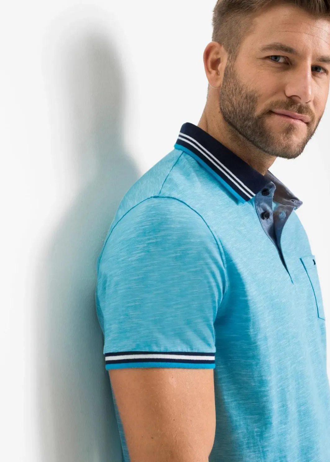 Herren bonprix Shirts & Polos|Große Größen|Poloshirt aus reiner Baumwolle