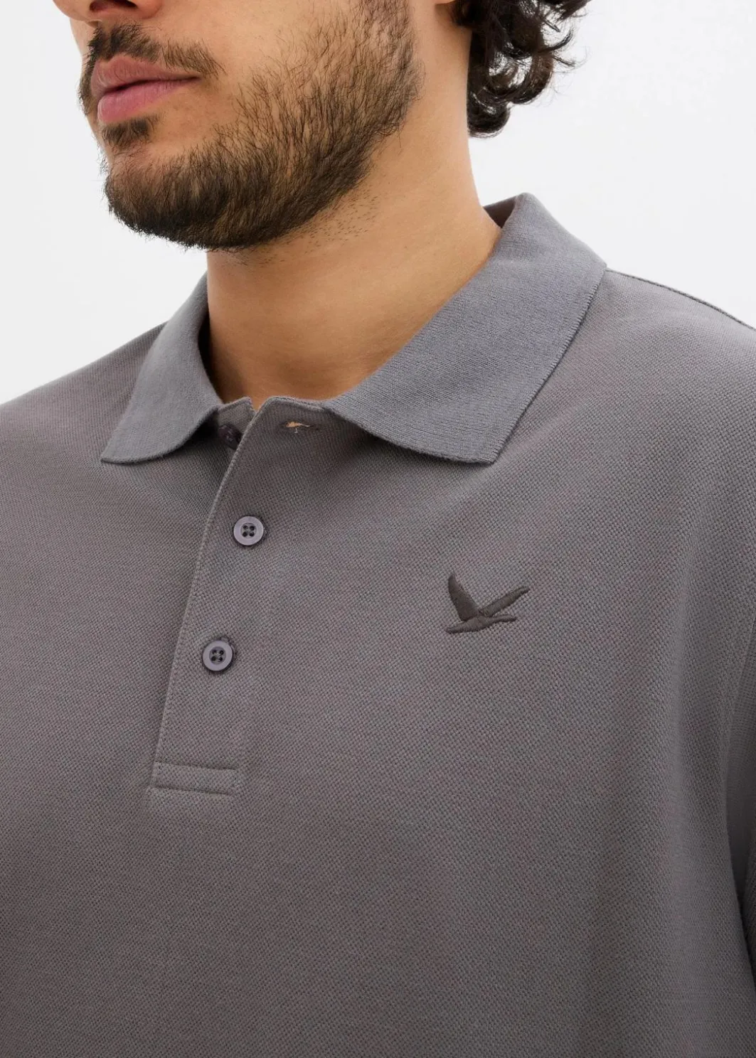 Herren bonprix Shirts & Polos|Basics|Poloshirt aus reiner Bio-Baumwolle (2er Pack)