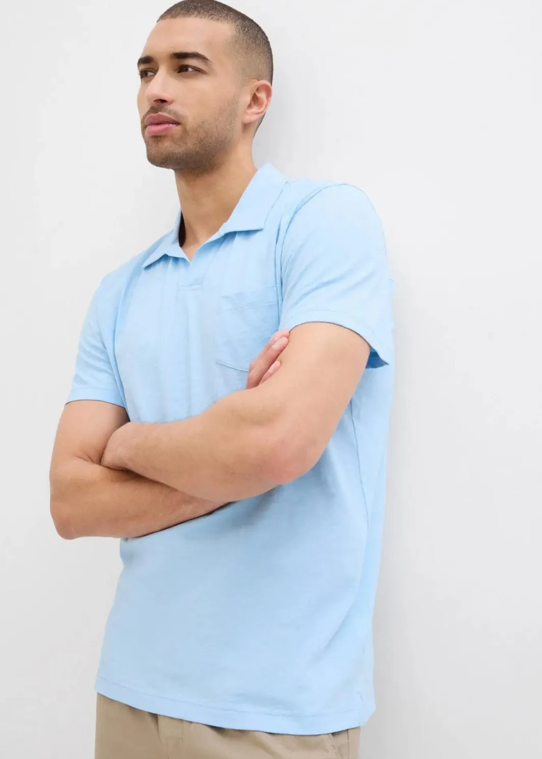 Online Poloshirt aus reiner Bio-Baumwolle Herren Große Größen|Shirts & Polos