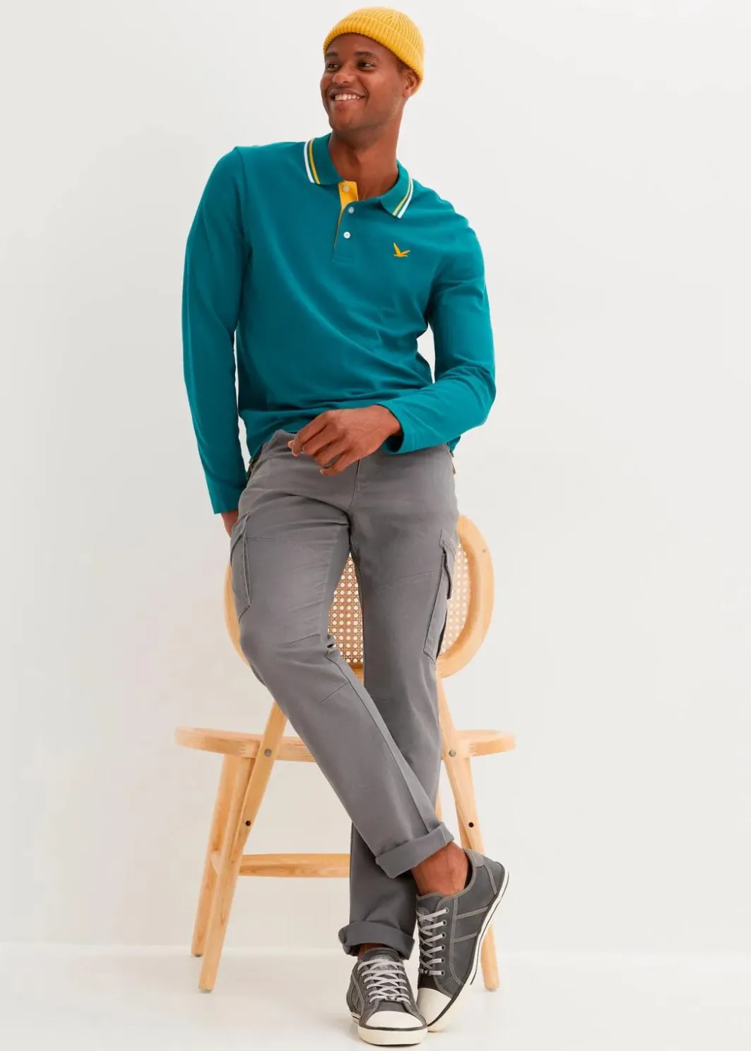 Outlet Poloshirt aus reiner Bio-Baumwolle (2er Pack) Herren Shirts & Polos|Große Größen