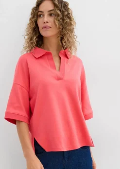 Best Poloshirt aus reiner Bio-Baumwolle Damen Nachhaltigere Materialien|Shirts & Tops