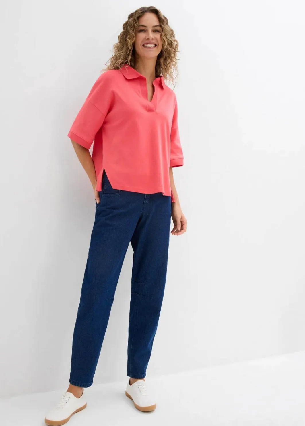 Best Poloshirt aus reiner Bio-Baumwolle Damen Nachhaltigere Materialien|Shirts & Tops