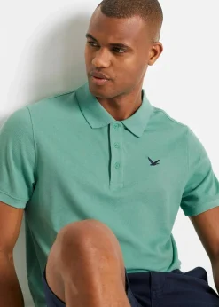 Herren bonprix Große Größen|Basics|Poloshirt aus reiner Bio-Baumwolle (2er Pack)