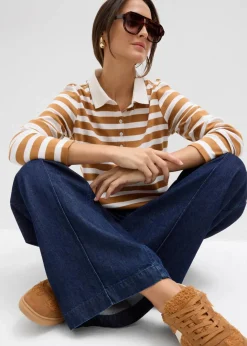 Best Poloshirt aus schwerer Bio-Baumwolle Damen Shirts & Tops|Basics