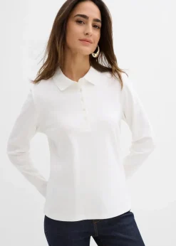 Discount Poloshirt aus schwerer Bio-Baumwolle Damen Bekleidung·Röcke|Basics