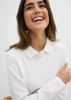 Discount Poloshirt aus schwerer Bio-Baumwolle Damen Bekleidung·Röcke|Basics