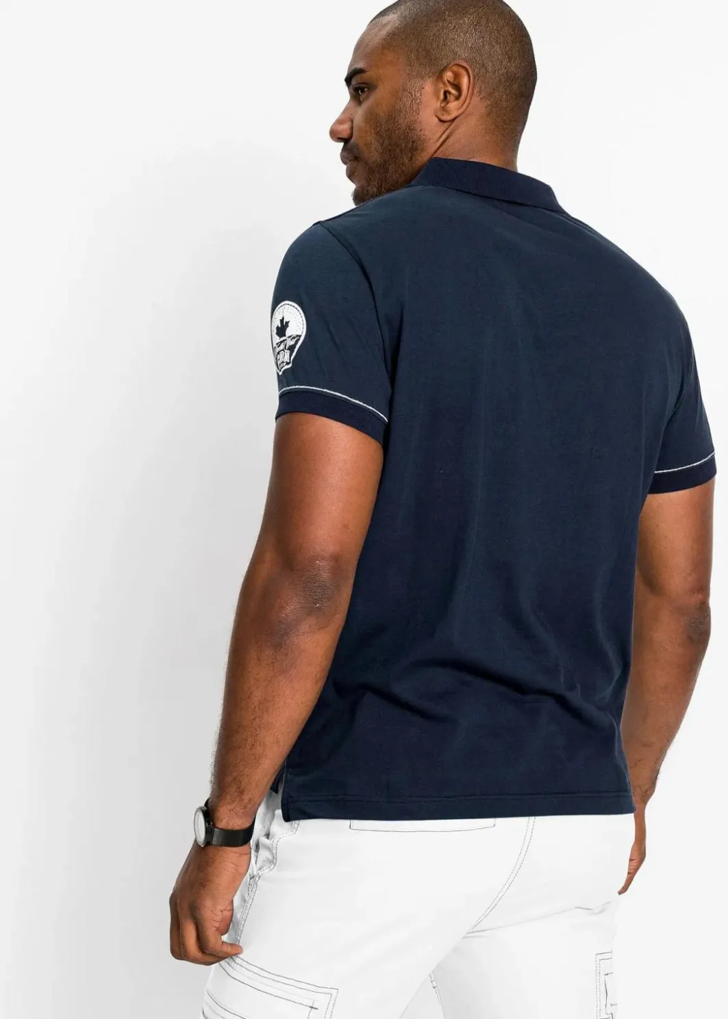 Herren bonprix Große Größen|Shirts & Polos|Poloshirt, Kurzarm aus Jersey