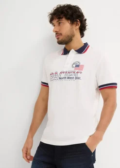 Herren bonprix Große Größen|Shirts & Polos|Poloshirt, Kurzarm aus reiner Bio-Baumwolle (2er Pack)