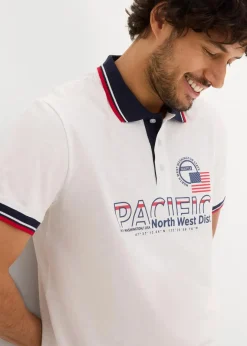 Herren bonprix Große Größen|Shirts & Polos|Poloshirt, Kurzarm aus reiner Bio-Baumwolle (2er Pack)