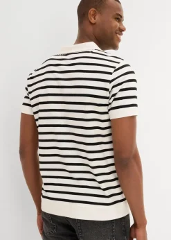 Herren bonprix Shirts & Polos|Große Größen|Poloshirt mit Bio-Baumwolle