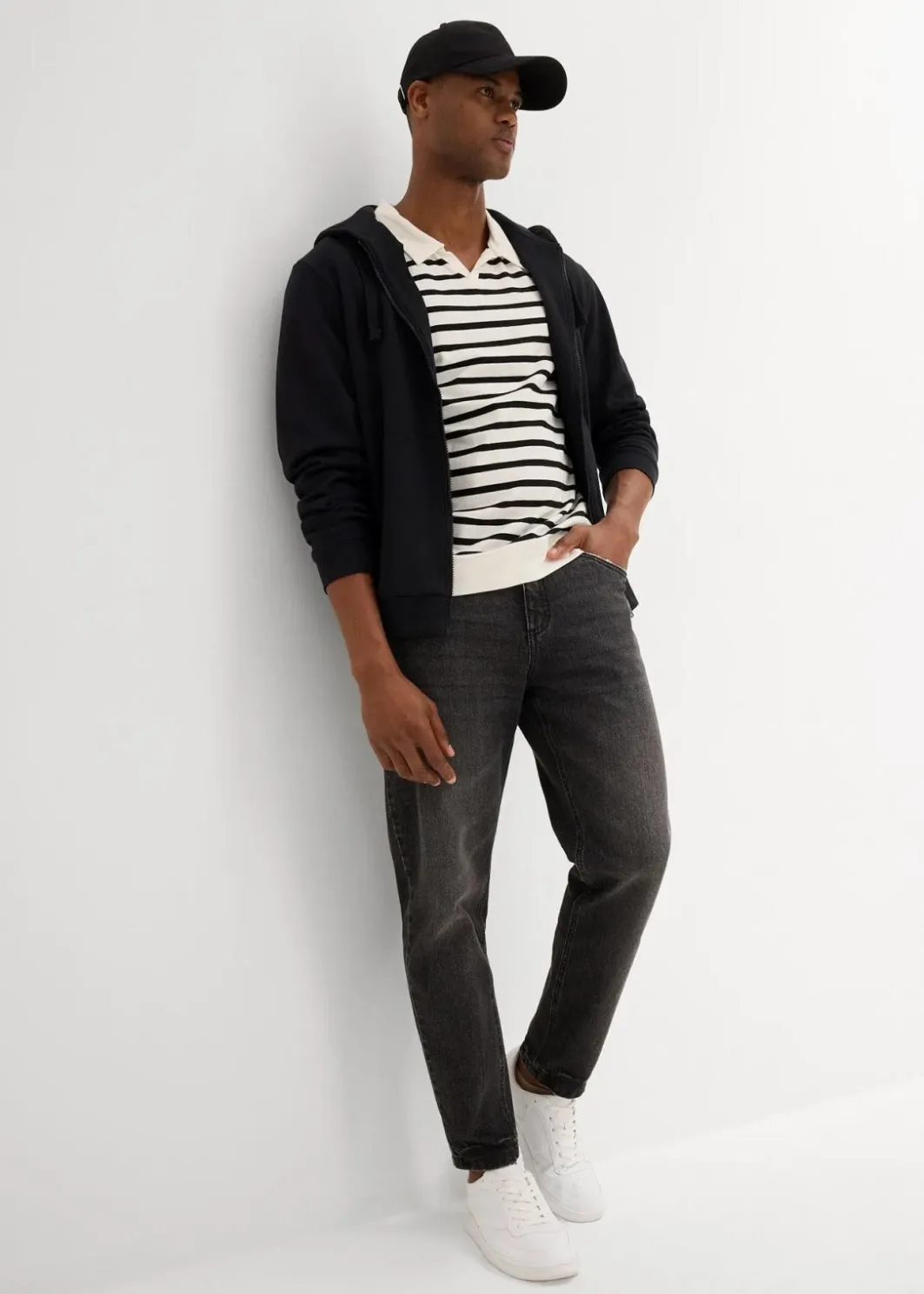 Herren bonprix Shirts & Polos|Große Größen|Poloshirt mit Bio-Baumwolle