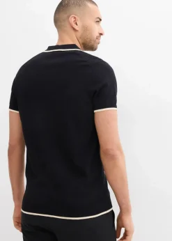 Herren bonprix Shirts & Polos|Poloshirt mit Kontrastdetails