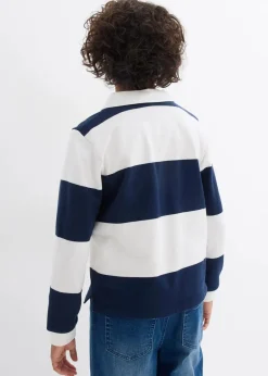 Kinder bonprix Jungen 9-16 Jahre·Bademode|Jungen 9-16 Jahre·Sweat & Strick|Polo-Sweatshirt aus reiner Bio-Baumwolle