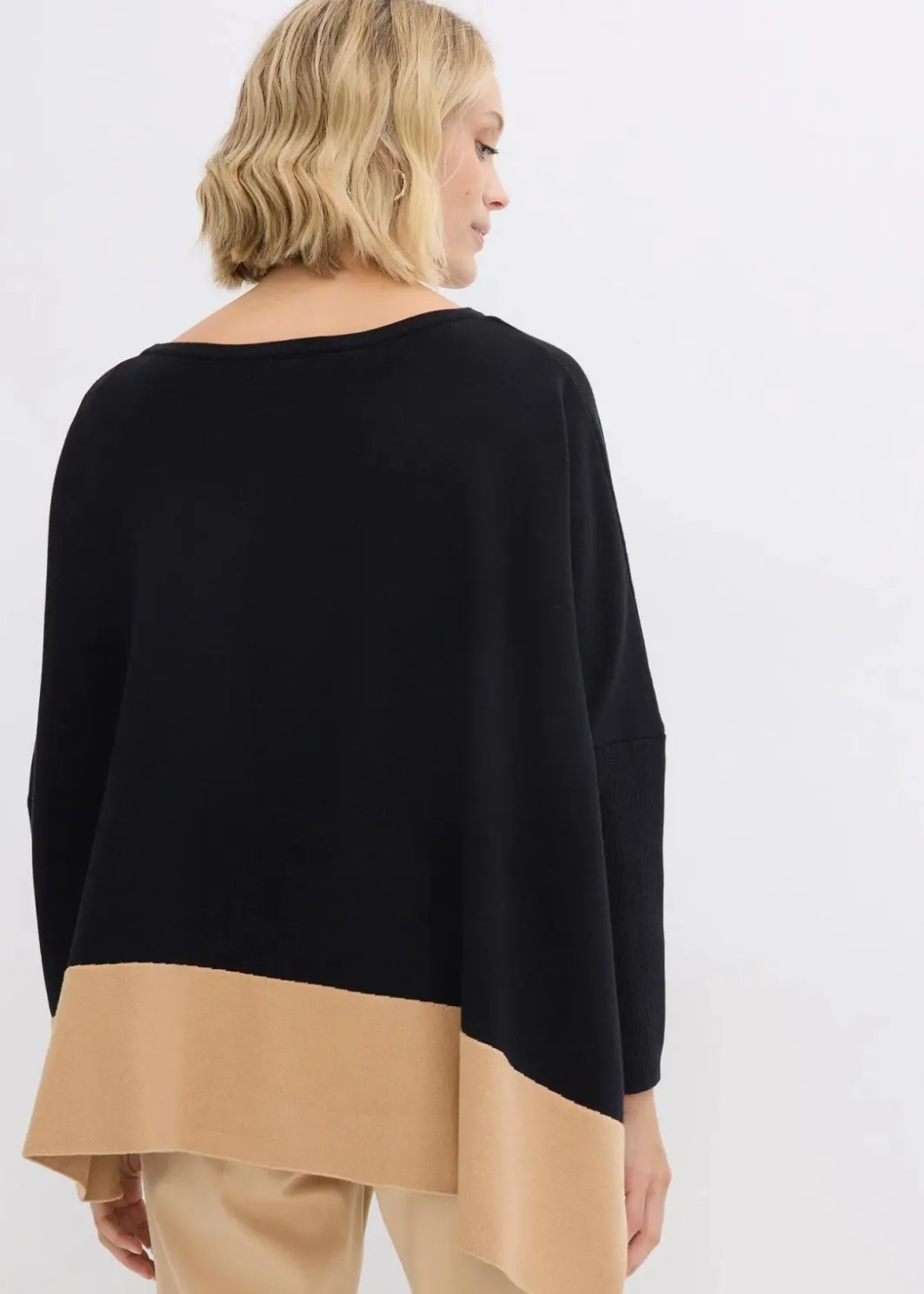 Online Poncho Feinstrickpullover Damen Pullover & Strickjacken|Strickmode