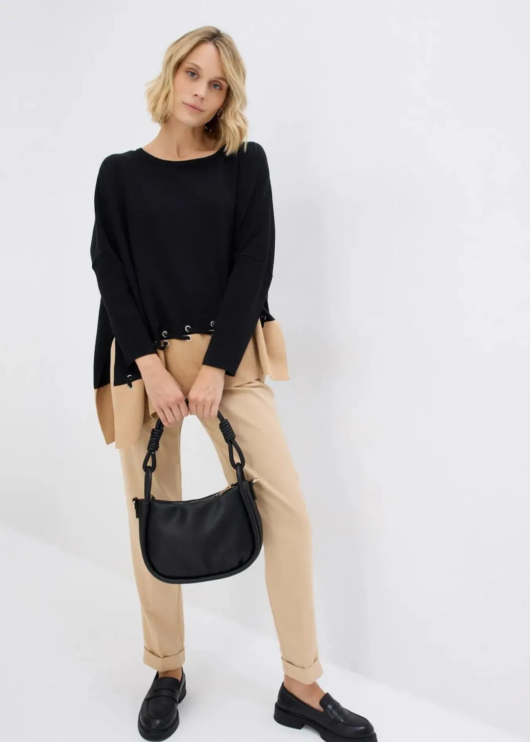 Online Poncho Feinstrickpullover Damen Pullover & Strickjacken|Strickmode