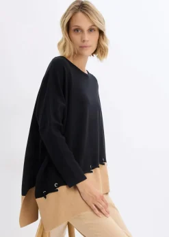 Online Poncho Feinstrickpullover Damen Pullover & Strickjacken|Strickmode