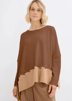 Damen bonprix Bekleidung·Umstandsmode|Bekleidung·Jeans|Poncho Feinstrickpullover