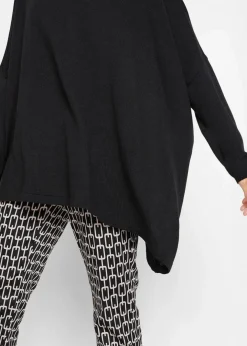 Damen bonprix Bekleidung·Umstandsmode|Bekleidung·Jeans|Poncho-Rollkragenpullover mit asymmetrischem Schnitt