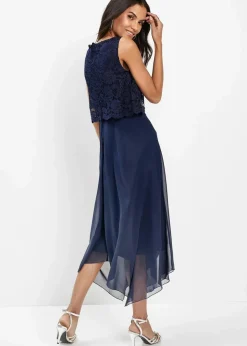 Premium Chiffonkleid mit Spitze Damen Kleider|Festliche Mode