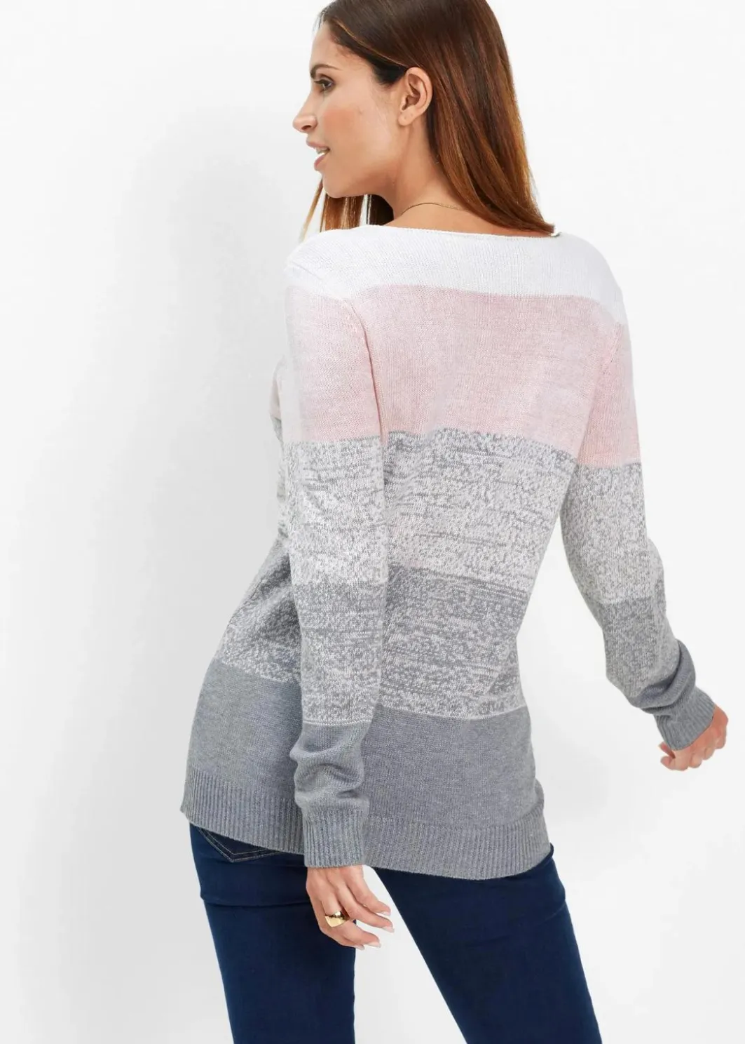 Damen bonprix Bekleidung·Umstandsmode|Bekleidung·Jeans|Premium Pullover mit Cashmere-Anteil