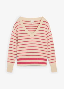 Damen bonprix Bekleidung·Umstandsmode|Bekleidung·Jeans|Pullover aus Baumwollmix