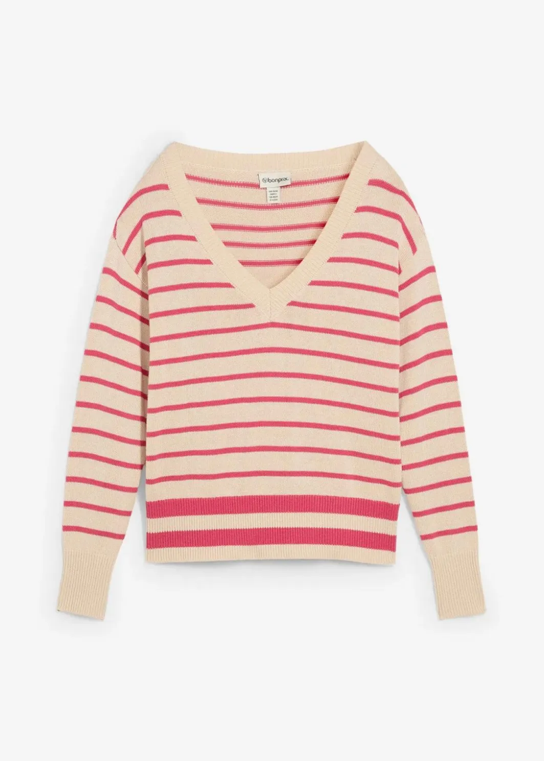 Damen bonprix Bekleidung·Umstandsmode|Bekleidung·Jeans|Pullover aus Baumwollmix