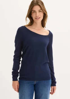 Online Pullover aus fließendem Viskose-Mix Damen Bekleidung·Umstandsmode|Bekleidung·Jeans