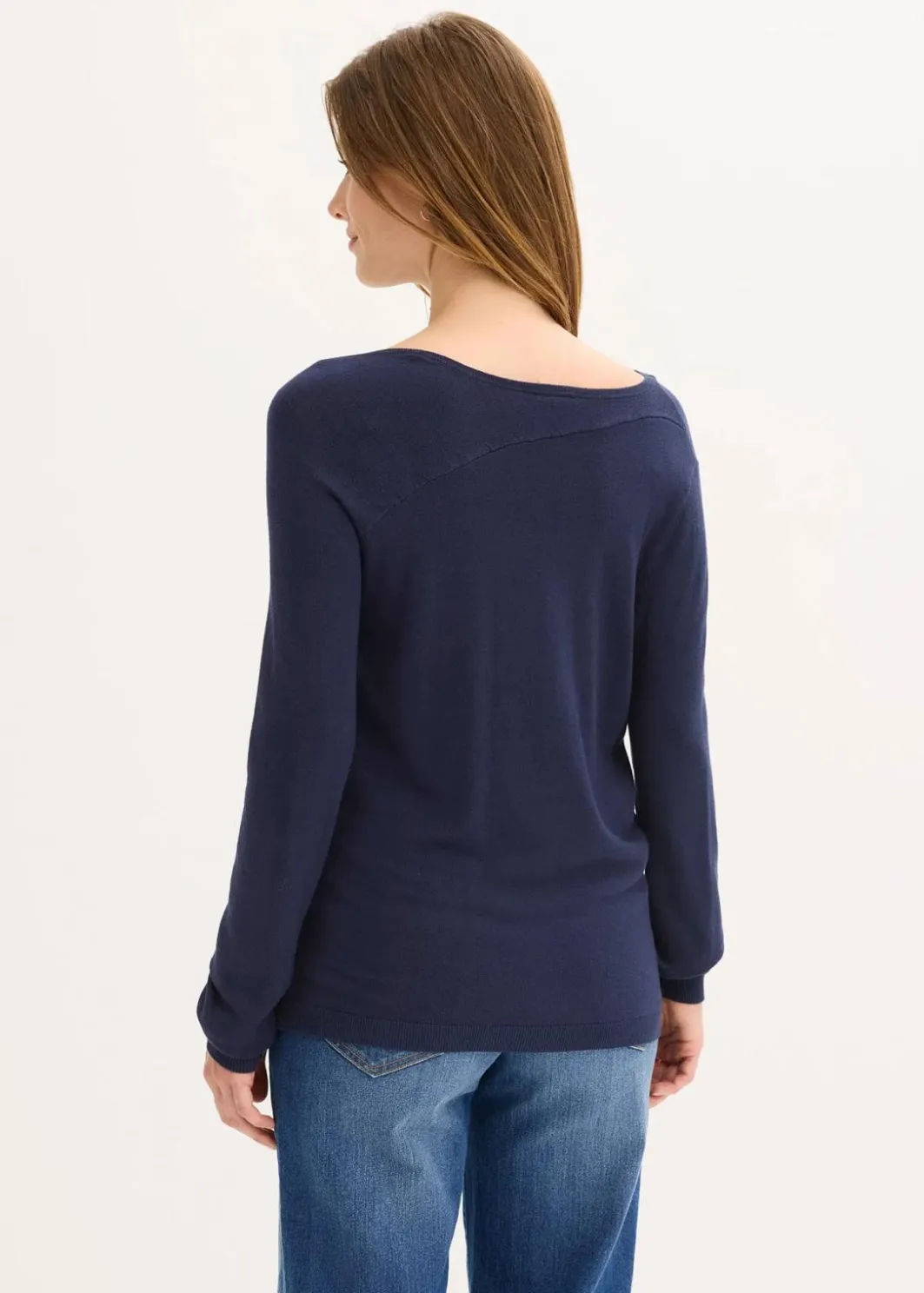 Online Pullover aus fließendem Viskose-Mix Damen Bekleidung·Umstandsmode|Bekleidung·Jeans